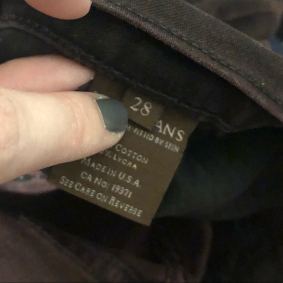 James Jeans Twiggy Sienna Burgundy Skinny Size 28 - Picture 9 of 9